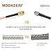 MOOKEERF SMA Male to SMA Male Cable 4FT, 2 Pack RG316 SMA Extension Cable 50 ohm for Router, Test Equipment, Signal Enhancer, Wireless Adapter,WiFi Antenna Applications
