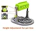 Ito Rocky Interactive Dog & Cat Food Puzzle Toy - Treat Boredom Dispensing Slow Feeder - Anxiety IQ Training in Smart Feeding and Adjustable Height for Small/Medium Dogs