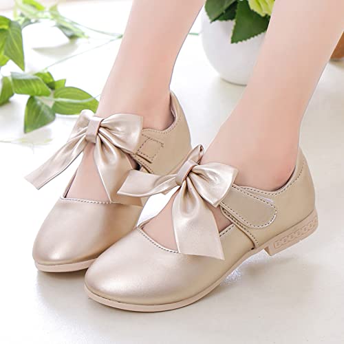 Mary Jane Dress Shoes Bows for Girls Low Heels Toddler Little Kid Pump Shoes Bowknot Girl Wedding Church Shoes2