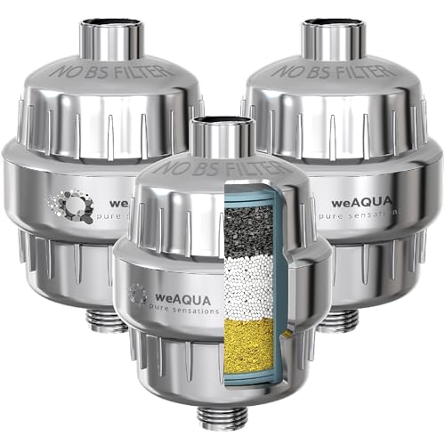 Heavy Duty NO BS Shower Filter Jumbo Pack (3 QTY)