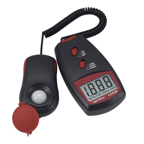 Luxmètre numérique LX1010B haute précision pour capter l'intensité lumineuse jusqu'à 100K Lux - 2