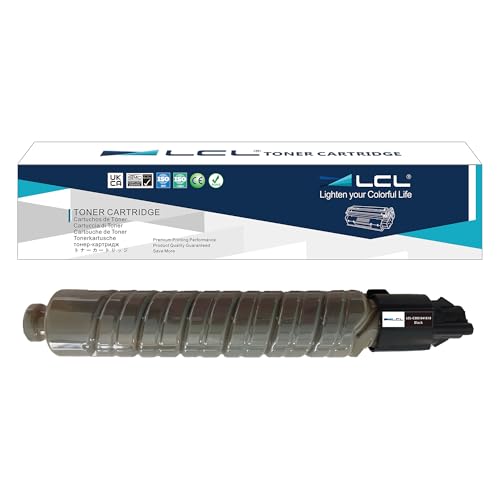 LCL Cartucho de tóner Compatible MP C305 C305SP C305SPF 842079 841618 (Negro) Reemplazo para Ricoh Aficio MP C305 C305SP C305SPF