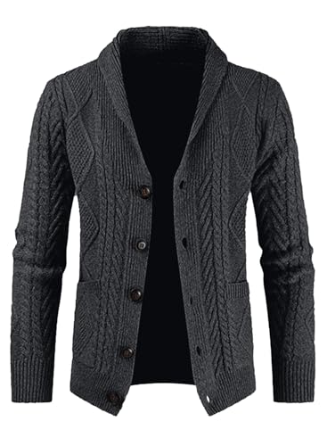 JMIERR Mens Cardigan Sweater Fall Casual Long...