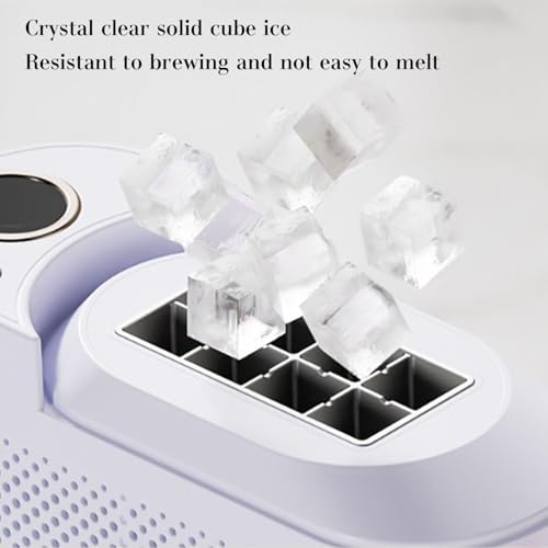 Fabricadora de cubos de hielo de encimera mini 8 cubos en 10 min miniatura 3