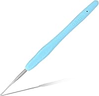 Vista 10 de Gancho de ganchillo de 0.197 in, mango ergonómico para manos artríticas, agujas de tejer extralargas para principiantes e hilo de ganchillo
