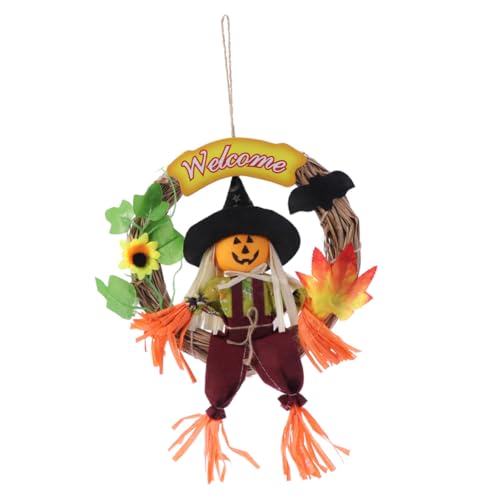 BESPORTBLE 2 Pcs Smiling Face Pendant Halloween Decorations Door Hanging Wall Hanging for Random Color