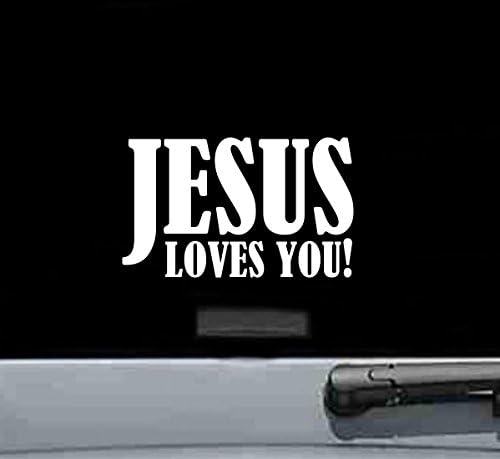 Jesus Loves You! Vinyl Decal Sticker
