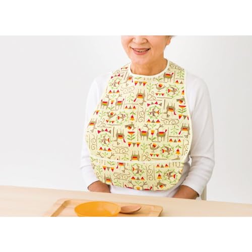 ポケット付食事用ミニエプロン B柄 38957-11