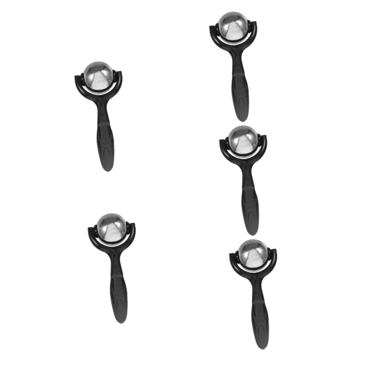 FRCOLOR 5pièces Roller De Massage Facial Outil De Gua Pour Visage Et Yeux Et Confortable Pour Soin Anti-âge