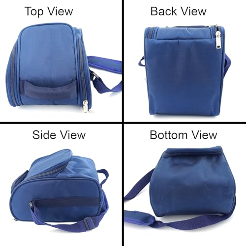 Image of Zaib Insulated Lunch /Tiffin /Travel /Storage Bag | Leakproof Keeps Hot and Cold | Unisex Lunch Box Bag for Kids, Office, Picnic, School (Classo Pro Blue)