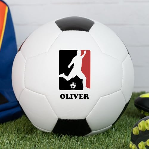 Wanapix | Balón de Fútbol Personalizado con Nombre | Pelota de Fútbol Personalizable | Logo Futbolista | Premium | Football