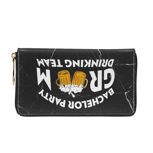 Bachelor Party Groom Drinking Team Wallet Card Bag3