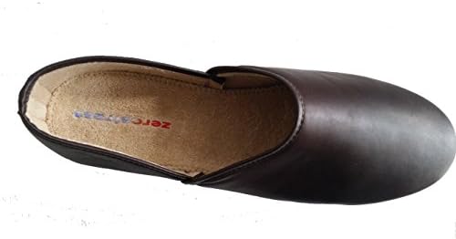 Amazon.com | ZEROSTRESS Men's 4206008 Leather Romeo Slippers - Made in Canada (10 M, Brown