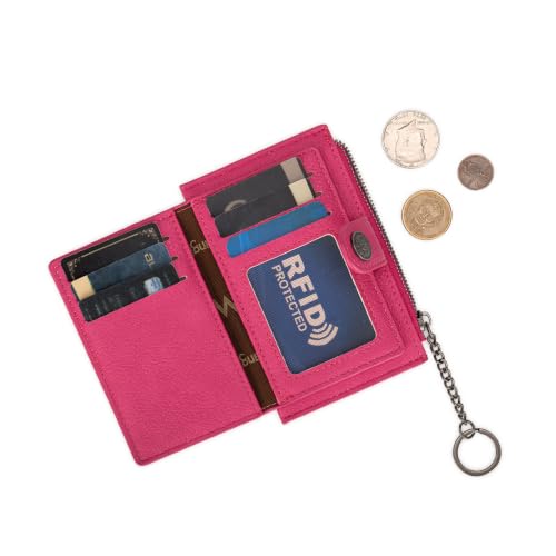 Image of Montana West X Wrangler Small Women'S Wallet Western Keychain Card Holder for Women Slim Minimalist Wallet with Rfid Lining and Smooth Metal Zipper