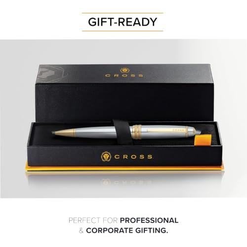Image of Cross Bailey Medalist Refillable Ballpoint Pen - Medium Point, Black Ink, Smooth Writing, Presented in a Premium Gift Box