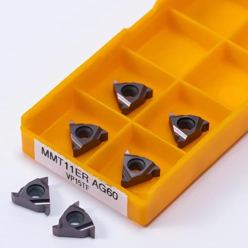 Juego de 10 Fresas de Carburo MMT 11ER AG60 para Torno miniatura 4