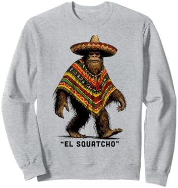 El Squatcho Shirt Western Bigfoot Poncho Mexican Sasquatch