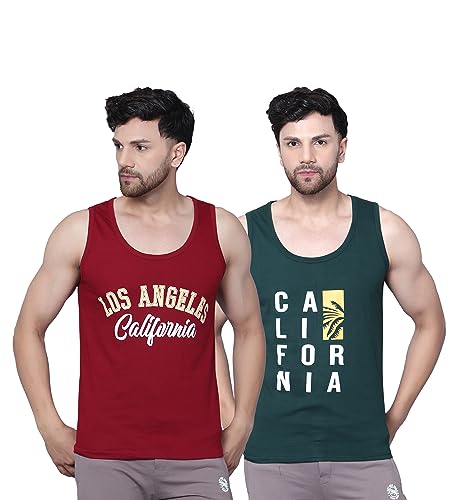 Image of Designer Men Vest Versatile Cotton Sando /Baniyan /Ganji for Boys - Perfect for Gym Workouts, Vacations, and Beaches