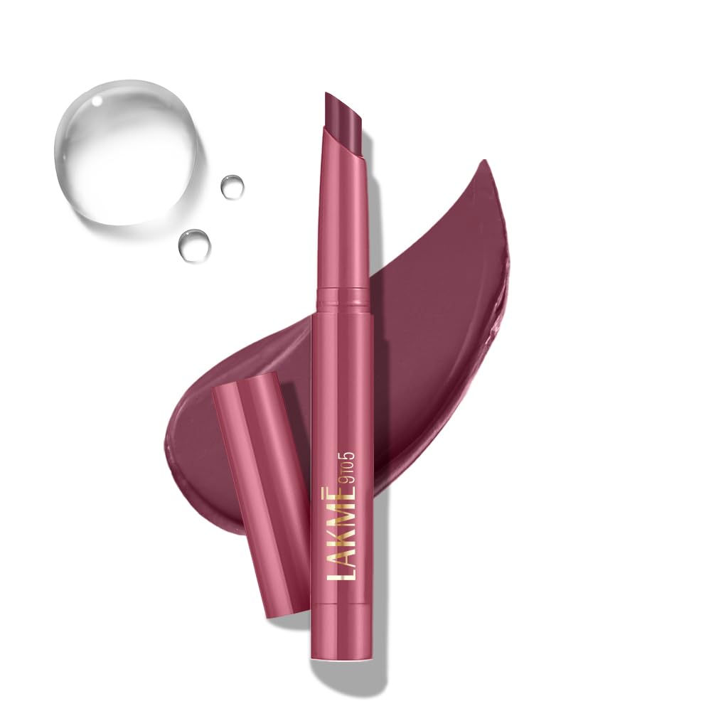 Lakme 9 to 5 Forever Matte Lip Crayon, Burgundy Bloom, 1.1g, for Smooth and Supple Lips, with Vitamin C, Matte Finish, 8 Hr Hydration, Long Lasting all day comfort, Retractable Crayon-image-11