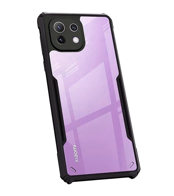 COBERTA Back Cover for Xiaomi 11Lite NE Back Cover Case - Black Transparent (B0CGN936ZF) Amazon Price History, Amazon Price Tracker