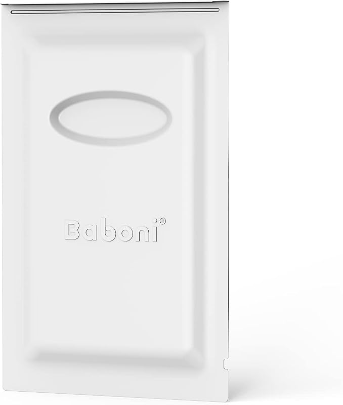 Tampa metálica para porta de pets baboni Small branca