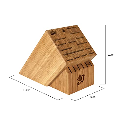 Shun Bamboo Knife Block Set, 22 Slot #TOP1