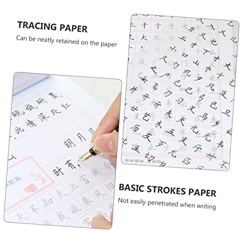 NUOBESTY Papel De Prática De Caligrafia 6 Pacotes De Papel Vegetal Translúcido Papel De Caligrafia P