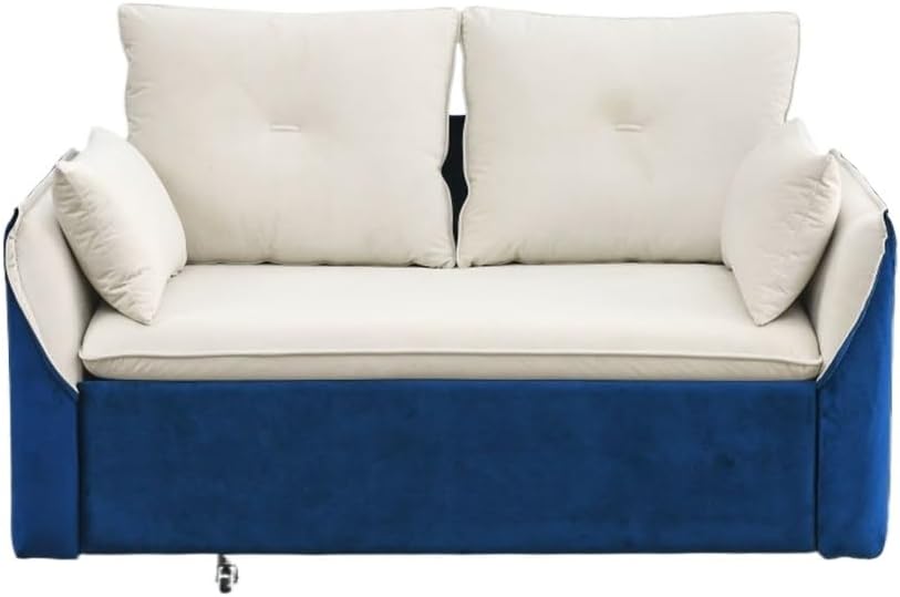 57" Sofa Bed,Multi-Position Adjustable Sofa,Pull Out Bed with BedHead,Convertible Sofa Bed