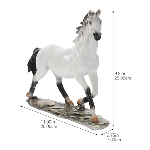 Estatua de Caballo de Resina Homoyoyo Decorativa para Hogar miniatura 2