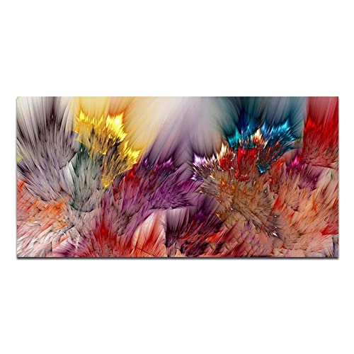 Peinture 90x180cm sans cadre KEBIA pour habiller un grand mur vide de salon