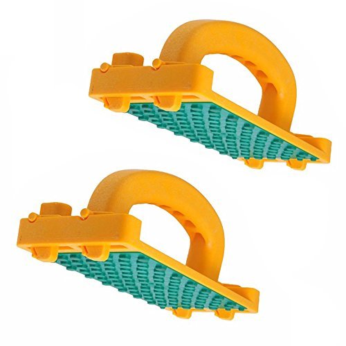 MICROJIG GRR-RIPPER GB-1 Grr-Rip Smart Hook Push-Block, 2-Pack, Yellow