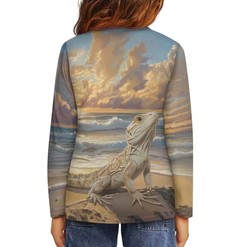 Image of Uourmeti Long Sleeve Tops for Boys Graphic T Shirts Teen Girls Active Pullover Tees