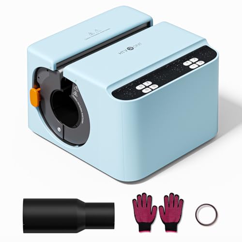 HTVRONT Auto Tumbler Heat Press - A200H Full Cup Transfer Heat Press Machine for 40 OZ Tumbler with Handle, Heat Even Cups Sublimation Machine with Adjustable Pressure & 4 Memory Modes, Blue