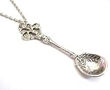 60 cm lange Gliederkette mit 6,5 cm großem Löffel-Anhänger