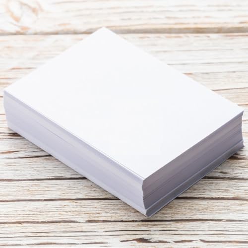 Image of 8.5 inch x 14 inch Blank Print Paper - 50Sheets /100Pages Blank Loose-Leaf Papers, Legal Size Printing in Office /Home /School, 100gsm Blank Paper