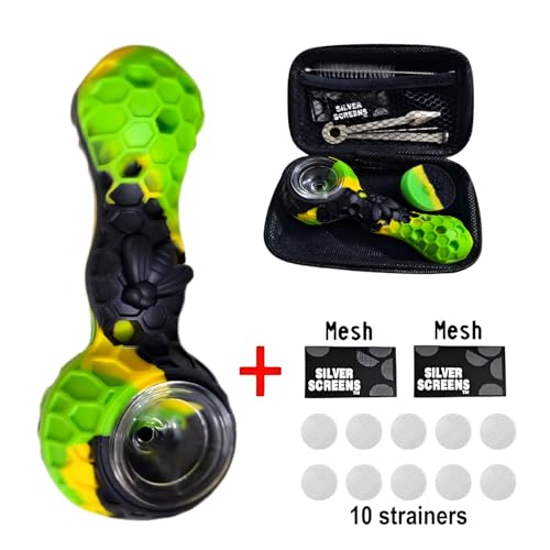 Tobacco Pipe Set - Portable Pipe Complete Kit with Cleaner Tamper Tool Storage Bag, Premium Collectible Starter Pipe Kit for Beginners