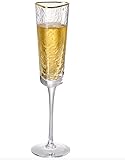 Royal Spark Champagne Coupes, acabado dorado, capacidad de 3 onzas, paquete de 4, espresso y cristalería burbujeante