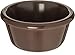 CFS S28669 Melamine Smooth Bowl Ramekin, 6 oz, Chocolate