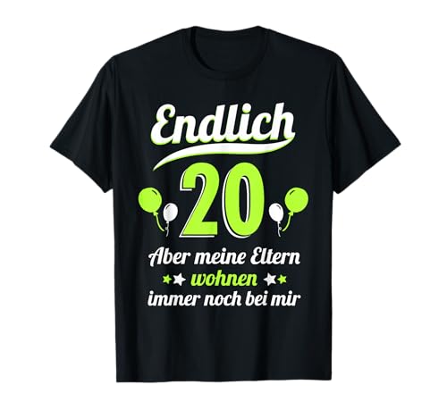 20. Geburtstag Mann Frau 20 Jahre 2006 Deko Lustig Geschenk T-Shirt