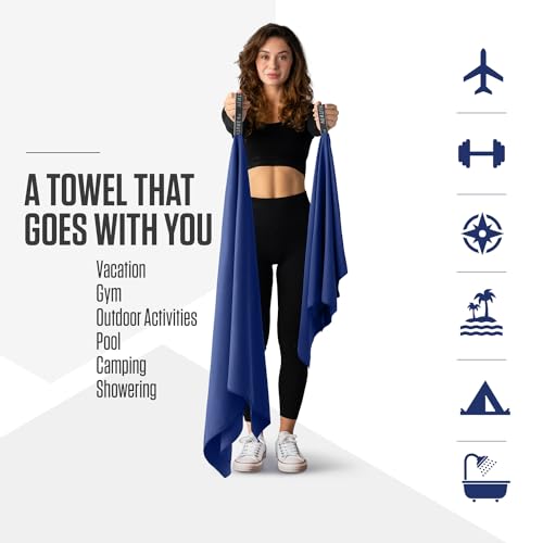 VENTURE-4TH-Quick-Dry-Towel-Microfiber-Travel-Towel-Ideal-for-Camping-Hiking-Backpacking-Gym-Lightweight-Fast-Drying-Travel-Towels-for-Body-Compact-Easy-to-Pack-Navy-Blue-Medium