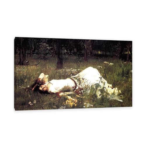 Célèbre peinture à l'huile Ophélie impression sur toile avec cadre interne grand format 70x110