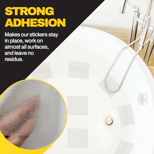 Image of [Made in Korea] Ultra-Thin Bathtub Non Slip Stickers - Diamond Grip Non Slip Bathtub Stickers with Strong Adhesive for Elderly and Safety Use (20)