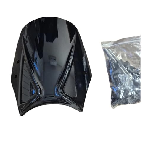 Déflecteurs de vent et protection d'écran moto pour extension bulle Dark Flag 500 robuste