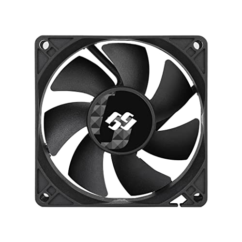b-BlasterPWM 80mm 2 Ball Bearing PWM Fan with Extreme Airflow of 98 CFM. UL, CE, FCC, RoHS, Reach Certified High Speed PWM Fan