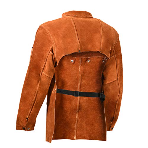 Leaseek leather welding jacket Clearance