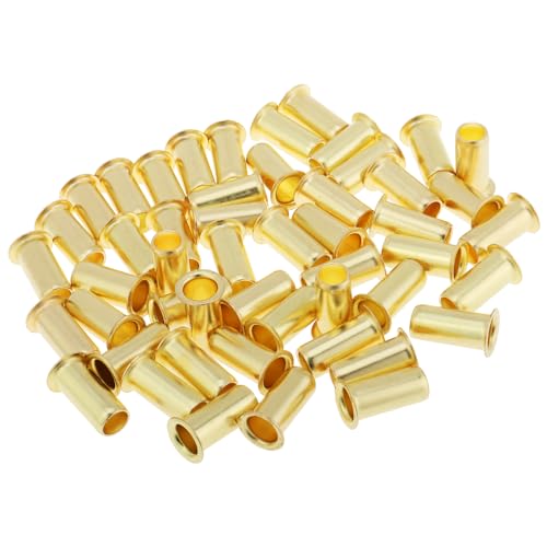 LTWFITTING 3/8-Inch Brass Compression Insert,Brass Compression Fitting(Pack of 50)