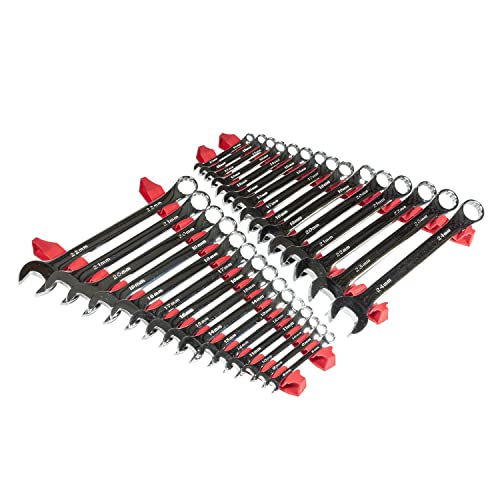 Ernst No-Slip Low-Profile Wrench Rail Set, 30 Tool, Red (6050-A) #TOP10