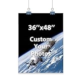 Unframed Custom Poster Prints, Upload Your Images/Photos, Personalized Pictures Customized Poster Printing (36x48)