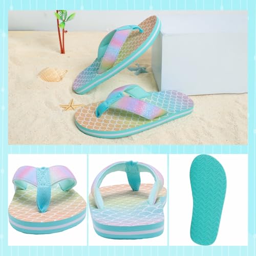 Image of Saidoteto Boys Girls Flip Flops Child Summer Slip-on Thong Sandals Beach Pool Water Shoes(Little /Big Kid)