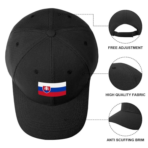 Slovakia Flag Children Baseball Cap Adjustable Snapback Trucker Hats Boys Girls Sports Outdoor Travel hat4